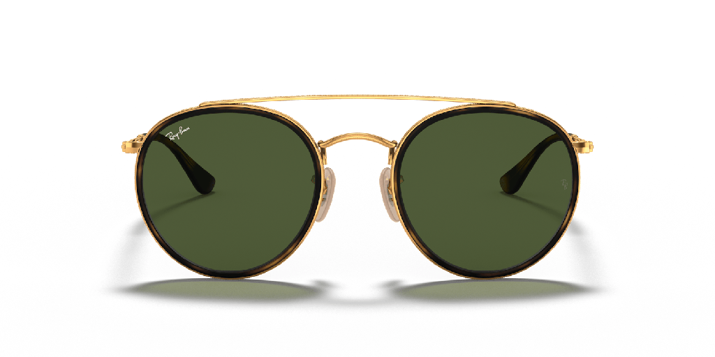 [10261470] Ray-Ban Round Double Bridge RB 3647N Sunglasses
